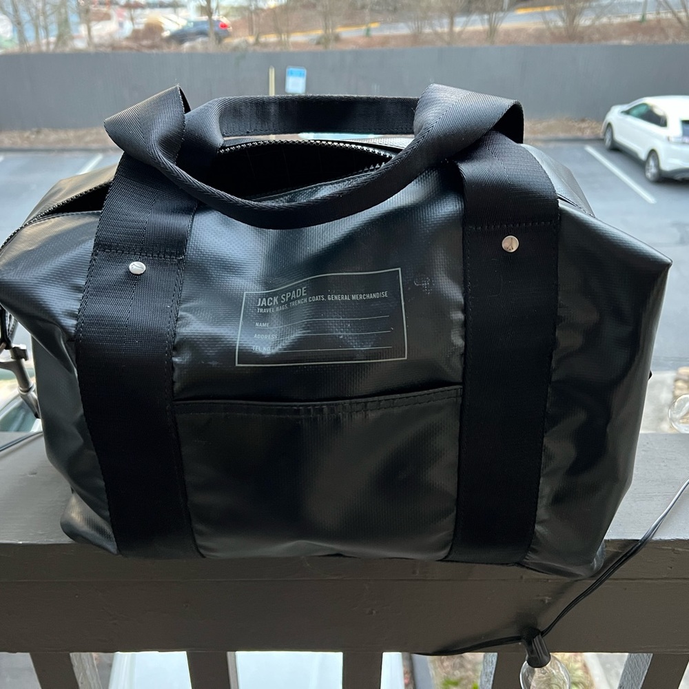Jack Spade ♠️ Tarpaulin Duffle Bag
